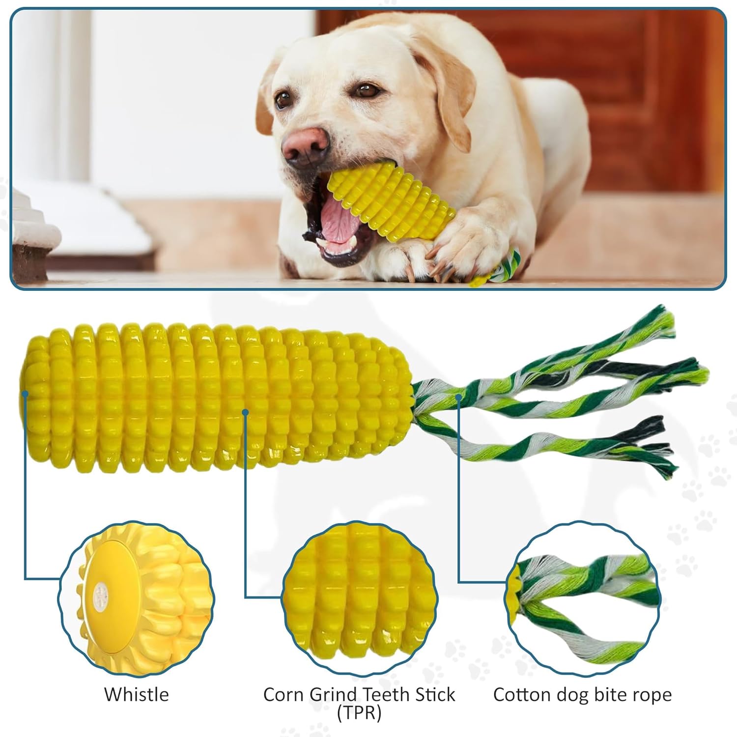 Paw-Some Deal: 3 Dog Toys for The Price of 1 - Perfect for Small Dogs and Puppies. Tough Durable Squeaky - No Stuffing Squeaky, Ideal for Teeth Cleaning