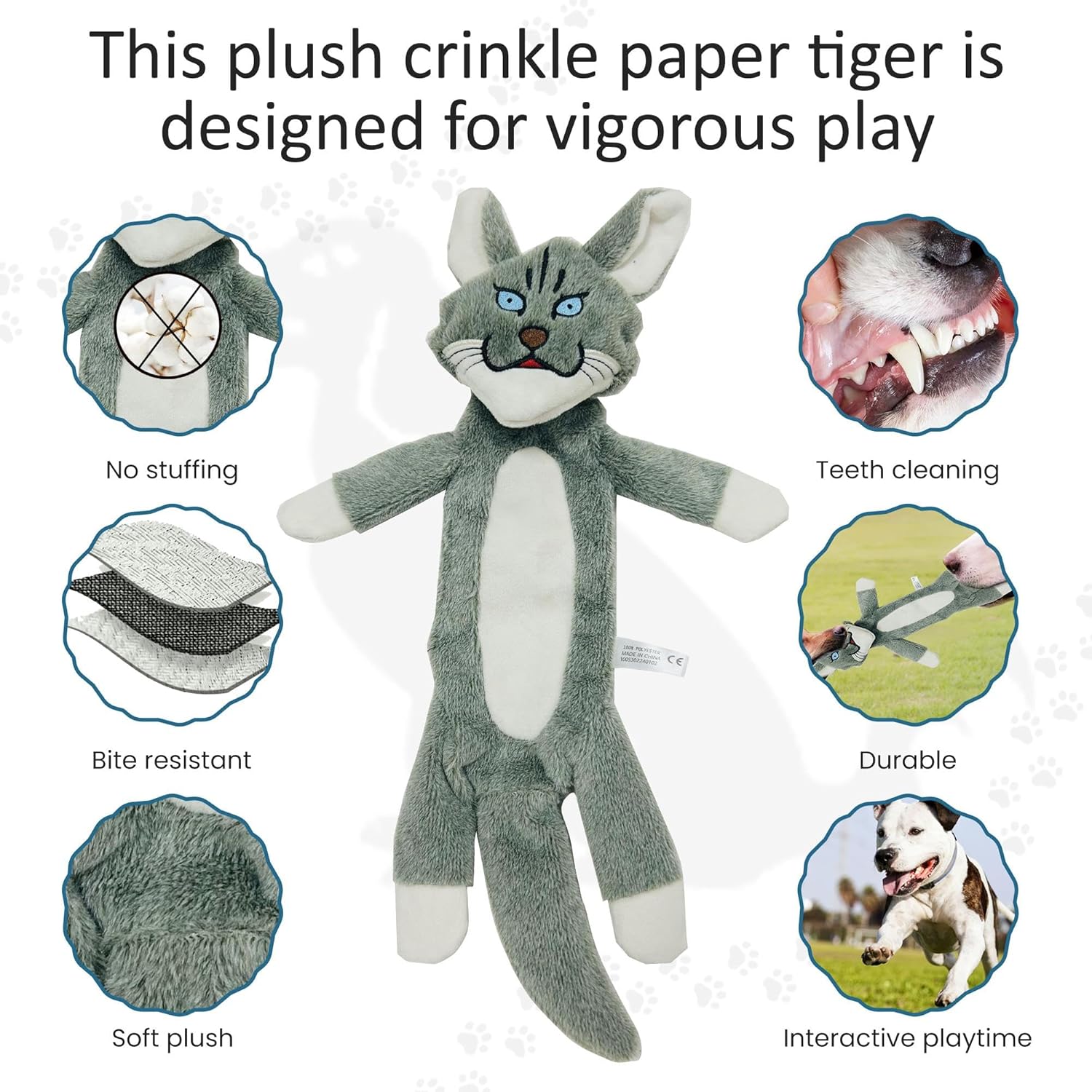 Paw-Some Deal: 3 Dog Toys for The Price of 1 - Perfect for Small Dogs and Puppies. Tough Durable Squeaky - No Stuffing Squeaky, Ideal for Teeth Cleaning